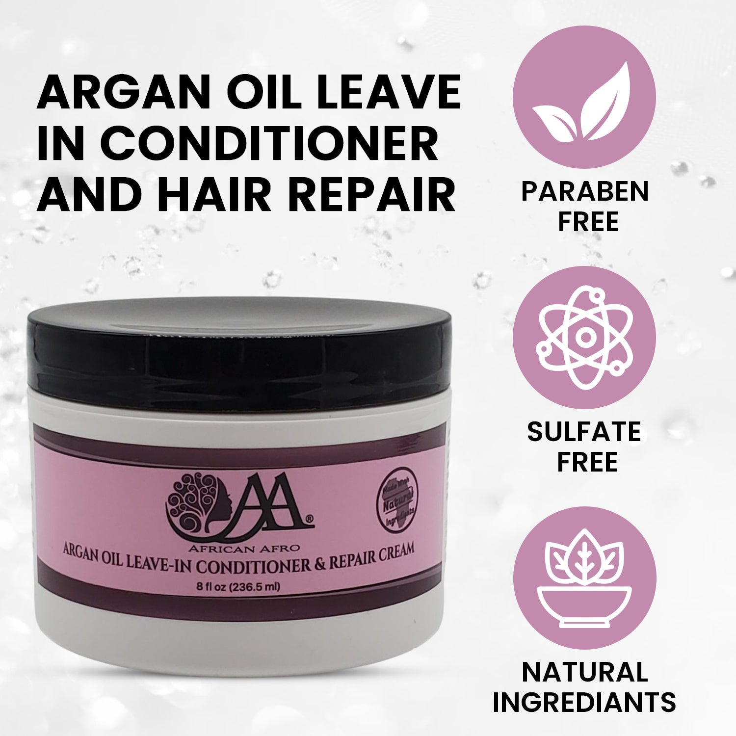 Argan Oil Leave In Conditioner and Hair Repair Cream |-1