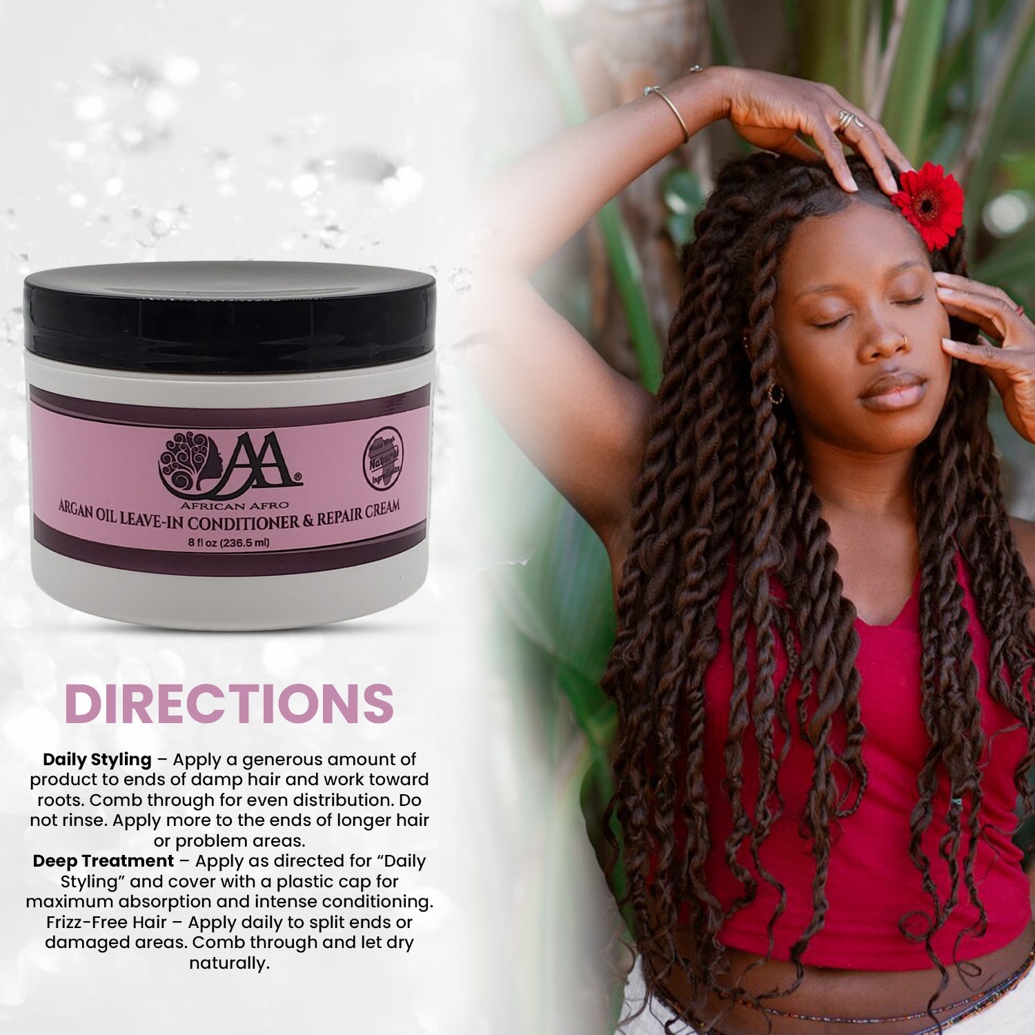 Argan Oil Leave In Conditioner and Hair Repair Cream |-2