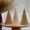 Ribbed Cone Candles-0